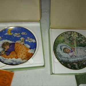 Vintage Kaiser Nursery Plates